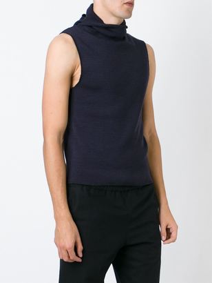 Engineered Garments hooded knit vest