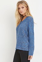 Thumbnail for your product : Forever 21 FOREVER 21+ Contemporary Metallic Pointelle Sweater