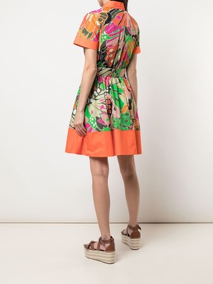 Paule Ka Colour-Block Shirt Dress