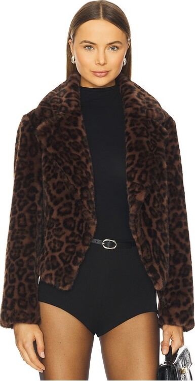Milly Arya Faux Fur Jacket