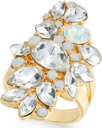 INC International Concepts Gold-Tone Crystal Cluster Ring, Created for Macy's