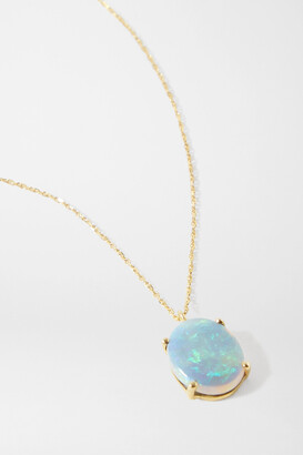 WWAKE 14-karat Gold Opal Necklace - One size
