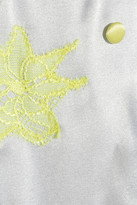 Thumbnail for your product : Elle Macpherson Intimates Soie lace-appliquéd stretch-silk satin briefs