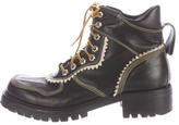 Thumbnail for your product : DSQUARED2 Leather Hiking Boots