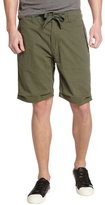 Thumbnail for your product : Relwen olive fade stretch cotton drawstring shorts