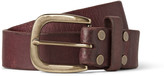 Thumbnail for your product : Jean Shop 3.5cm Brown Leather Belt