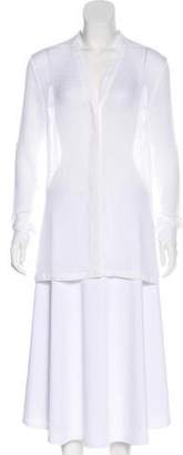 Helmut Lang Long Sleeve Button-Up Tunic
