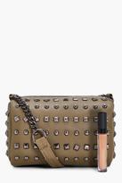 Thumbnail for your product : boohoo Josie Multi Stud Cross Body