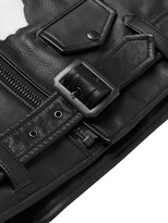 Thumbnail for your product : Blackmeans Slim-Fit Appliqued Leather Jacket - Men - Black