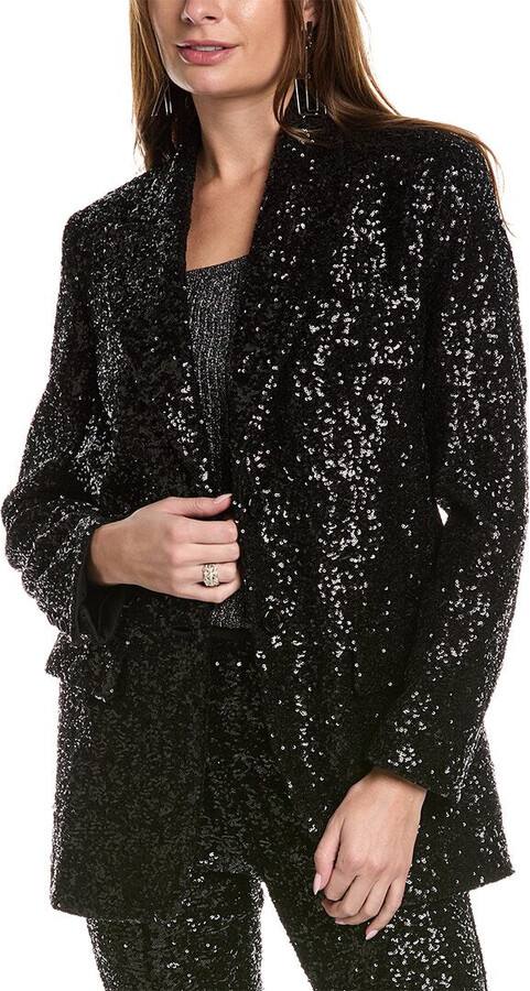 Michael Kors Collection Sequin Boyfriend Blazer