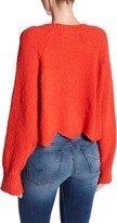 Thumbnail for your product : Cotton Emporium Scalloped Hem Cropped Sweater