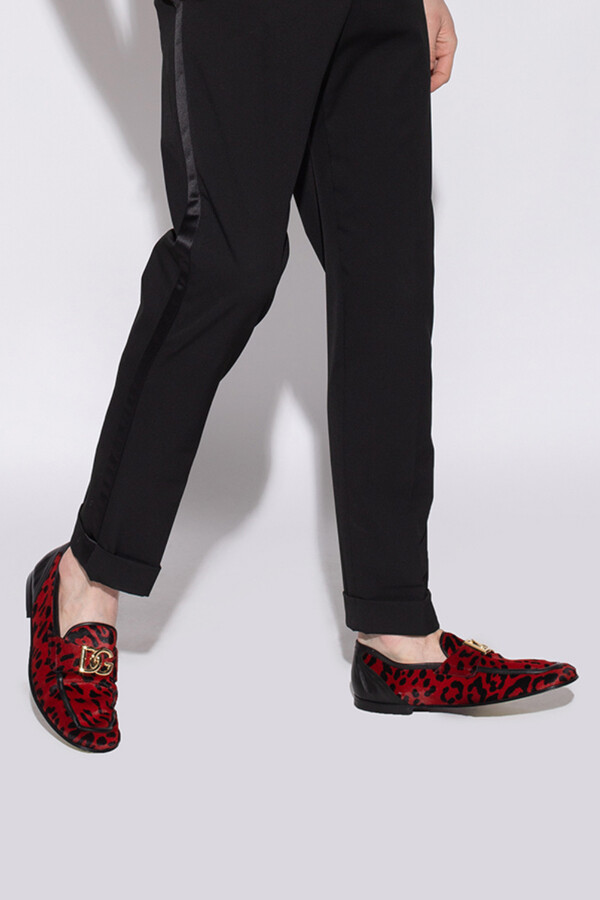 Dolce & Gabbana Red Men's Slip-ons & Loafers | Shop the world's 
