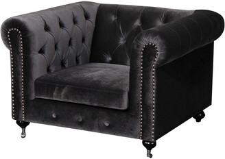 Rustique By Pangea Claire 1 Seater Velvet Sofa