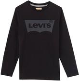 Thumbnail for your product : Levi's Boys Long Sleeve Logo Top