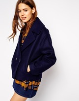 Thumbnail for your product : A Question Of ASOS Jacket in Cocoon Fit