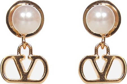 Valentino VLogo Signature Embellished Earrings