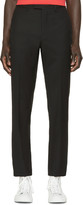 Thumbnail for your product : Raf Simons BlacK Wool Slim Trousers