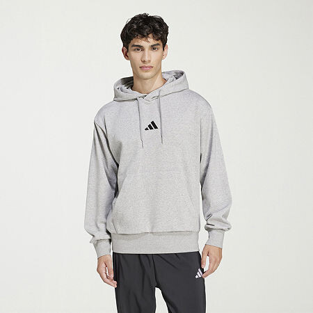 adidas Feel Cozy Mens Long Sleeve Fleece Active Big and Tall Hoodie