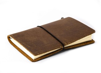 Mr Fox Handmade Passport Size Tobacco Leather Traveler's Notebook