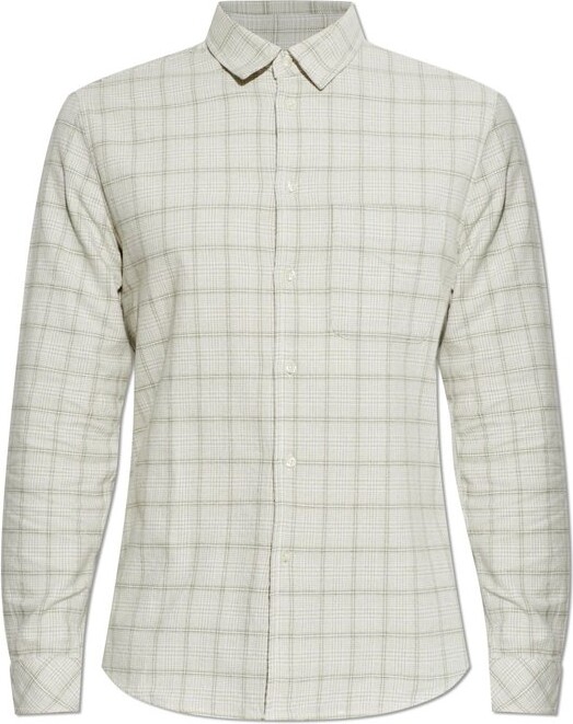 Samsoe & Samsoe Saliam Checked Long-Sleeved Shirt
