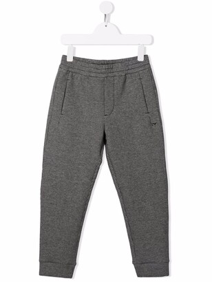 Emporio Armani Kids Houndstooth Pattern Track Pants