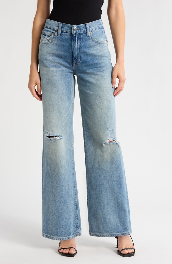 Pistola Denim Hendrix High Waist Wide Leg Jeans