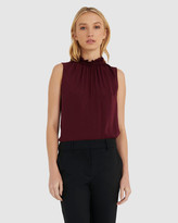 Thumbnail for your product : Forcast Women's Shirts & Blouses - Cindy Ruffle Neck Top - Size One Size, 14 at The Iconic