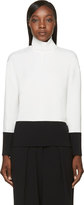 Thumbnail for your product : CNC Costume National White Dropped-Shoulder Turtleneck