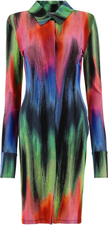 ATTICO Elthon Buttoned Midi Shirt Dress