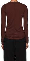 Thumbnail for your product : Rick Owens Women's Raw-Edge Long-Sleeve T-Shirt - Wine