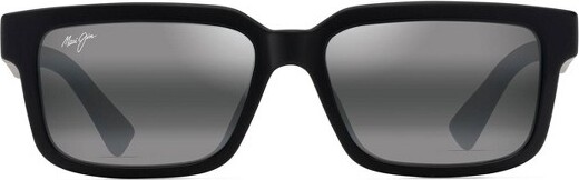 Maui Jim MauiJimHiapoAFRectangularSunglasses-GraylenseswithBlackframe-universalfit