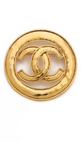 Thumbnail for your product : WGACA What Goes Around Comes Around Vintage Chanel CC Circle Brooch