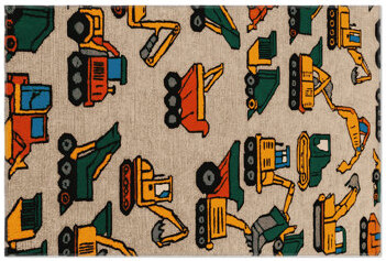 Hokku Designs Transportation Brown Indoor and Outdoor Area Rug