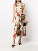Thumbnail for your product : Dolce & Gabbana One-Shoulder Floral Print Dress