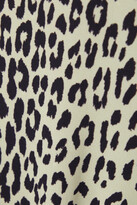 Thumbnail for your product : Brandon Maxwell Leopard-print Stretch-jersey Thong Bodysuit - Animal print