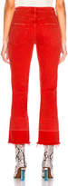 Thumbnail for your product : Amo Bella Released Hem Jeans in Cayenne | FWRD