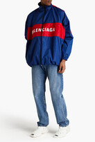 Thumbnail for your product : Balenciaga Oversized two-tone printed shell jacket