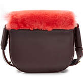 Thumbnail for your product : Paula Cademartori Leather Shoulder Bag with Fur