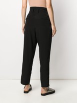 Thumbnail for your product : Y's High-Waist Drop-Crotch Trousers