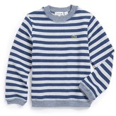 Thumbnail for your product : Lacoste Stripe Long Sleeve Sweater (Big Boys)