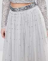 Thumbnail for your product : Maya Tulle Midi Skirt With Delicate Sequin