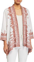 Thumbnail for your product : Johnny Was Eyal Draped Linen Cardigan