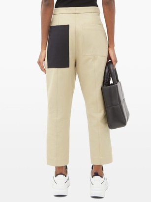 colville Cropped Slit-cuff Cotton-blend Trousers - Beige