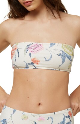 floral bandeau swimsuit