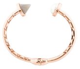 Thumbnail for your product : Eddie Borgo Agate & Pearl Cone Hinge Cuff