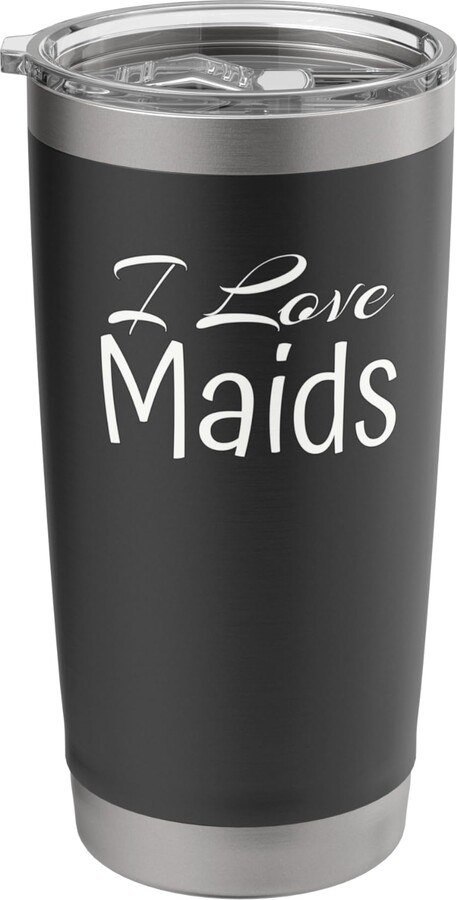 Iheart I Love Maids Stainless Steel Insulated Tumbler
