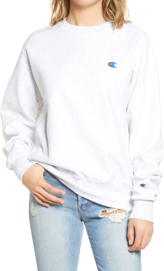 Champion Reverse Weave® Boyfriend Sweatshirt - ShopStyle