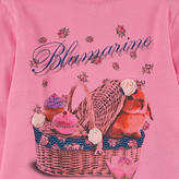 Thumbnail for your product : Miss Blumarine Candy pink cotton stretch jersey T-shirt