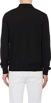Comme des Garcons PLAY Men's Heart Wool Polo Sweater - Black
