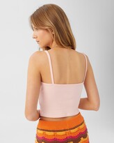 Thumbnail for your product : Cotton On Women's Pink Cropped tops - Graphic Rib Cami